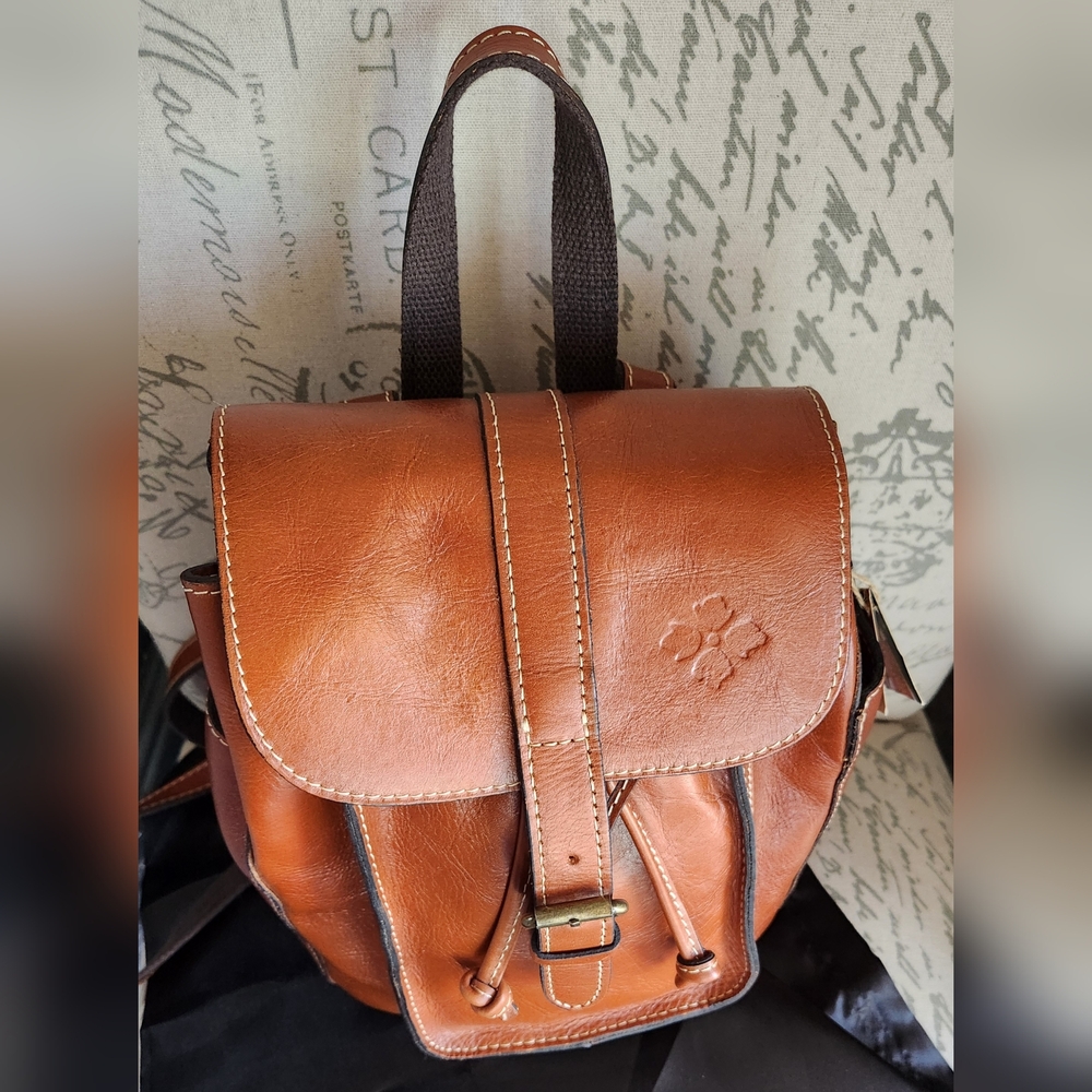 PATRICIA NASH Heritage Aberdeen Leather Backpack NWT - Picture 3 of 16